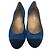 Timeless Ballerine Chanel Cap Toe Chain in scamosciato blu Blu chiaro - vista 4