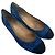 Timeless Ballerine Chanel Cap Toe Chain in scamosciato blu Blu chiaro - vista 6