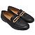 Mocassini Colette in pelle di vitello nera Hermès Nero - vista 4