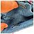 Mini borsa a tracolla Chanel Coco Beach in cotone blu - vista 7