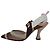 Décolleté Mesh Colibri Fendi in nylon marrone - vista 7