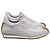 Baskets Loewe Flow Runner en daim blanc Écru
