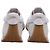 Baskets Loewe Flow Runner en daim blanc Écru - vue 3