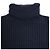 Brunello Cucinelli Rollkragenpullover aus geripptem Cashmere in Navy Blue Blau Marineblau - Ansicht 10