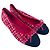 Timeless Ballerine Chanel con logo Interlocking CC in tweed rosa - vista 5