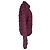 Moncler Lans Zip-Up Down Jacket in Burgundy Polyamide Red Dark red - view 2