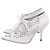 Mule con tacco alto con lacci in pelle bianca Versace Bianco Crudo - vista 4