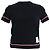 Camiseta de cuello redondo Thom Browne en algodón azul marino