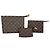 Beauty case Louis Vuitton in Toile Monogram e Pelle Marrone - vista 14
