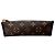 Beauty case Louis Vuitton in Toile Monogram e Pelle Marrone - vista 18