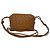 Mini borsa a tracolla Loop di Bottega Veneta in agnello marrone