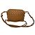 Mini borsa a tracolla Loop di Bottega Veneta in agnello marrone - vista 2