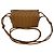 Mini borsa a tracolla Loop di Bottega Veneta in agnello marrone - vista 3