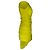 Abito maxi Second Skin arricciato in viscosa gialla Alaïa Giallo - vista 2