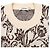 Ärmellose Strickweste mit Paisley-Print aus beigefarbener Wolle von Sandro Paris - Ansicht 5