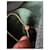 Céline Borsa a secchiello Celine Medium Sangle in pelle verde Verde oliva  - vista 14