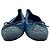Timeless Chanel CC Interlocking Logo gesteppte Ballerinas in Blue Denim Blau - Ansicht 2