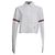 Camisa Oxford de algodón blanco con brazalete y corte cropped de cuello redondo de Thom Browne