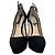 Prada Ankle Strap Platform Pumps in Black Suede - view 2