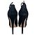 Prada Ankle Strap Platform Pumps in Black Suede - view 6