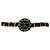 Timeless Cintura a catena Chanel 1995 CC con strass e pelle nera Nero