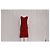 Vestido midi drapeado Dolce & Gabbana en seda roja - vista 14