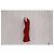 Vestido midi drapeado Dolce & Gabbana en seda roja - vista 15