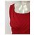 Vestido midi drapeado Dolce & Gabbana en seda roja - vista 16