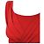 Vestido midi drapeado Dolce & Gabbana en seda roja - vista 8