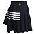 Minifalda plisada Thom Browne de 4 rayas en poliamida negra Negro - vista 12