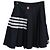 Minifalda plisada Thom Browne de 4 rayas en poliamida negra Negro - vista 3