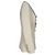Balmain Double-Breasted Fray-Trimmed Blazer in Ivory Wool White Cream - view 2