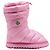 Moncler Gaia Pocket Mid Boots in Pink Polyamide