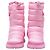 Moncler Gaia Pocket Mid Boots in Pink Polyamide - view 2