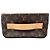 Beauty case Louis Vuitton in Toile Monogram e Pelle Marrone - vista 3