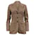Blazer de traje Prada en algodón marrón Castaño