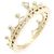 Autre Marque Bague d'annulaire en or jaune K10 et diamant NOJESS Doré