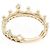 Autre Marque Bague d'annulaire en or jaune K10 et diamant NOJESS Doré - vue 3