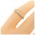 Autre Marque Bague d'annulaire en or jaune K10 et diamant NOJESS Doré - vue 5
