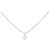 Autre Marque Collana con Diamante Pt900 Argento