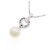 Collana Cartier Imaria in oro bianco 18K con perla e diamante - vista 4