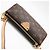 Borsa Louis Vuitton Monogram Pochette Tillette Marrone Beige Monogramma - vista 6