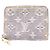 Monedero Zippy Monogram Denim Louis Vuitton Castaño Monograma