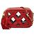 Borsa a Spalla con Catena Chanel Coco Mark Rosso