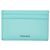 Tiffany & Co Tarjetero de piel azul Tiffany