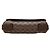 Borsa a tracolla Louis Vuitton Damier Brooklyn MM Marrone - vista 3