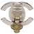 Orecchini vintage Chanel Coco Mark Turnlock Argento - vista 3