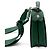 Borsa a Spalla Fendi Peekaboo I.U Verde - vista 4