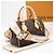 Borsa Louis Vuitton Monogram Speedy Bandoulière 20 Marrone Beige - vista 2