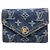 Cartera tríptico Louis Vuitton Monogram Denim Azul